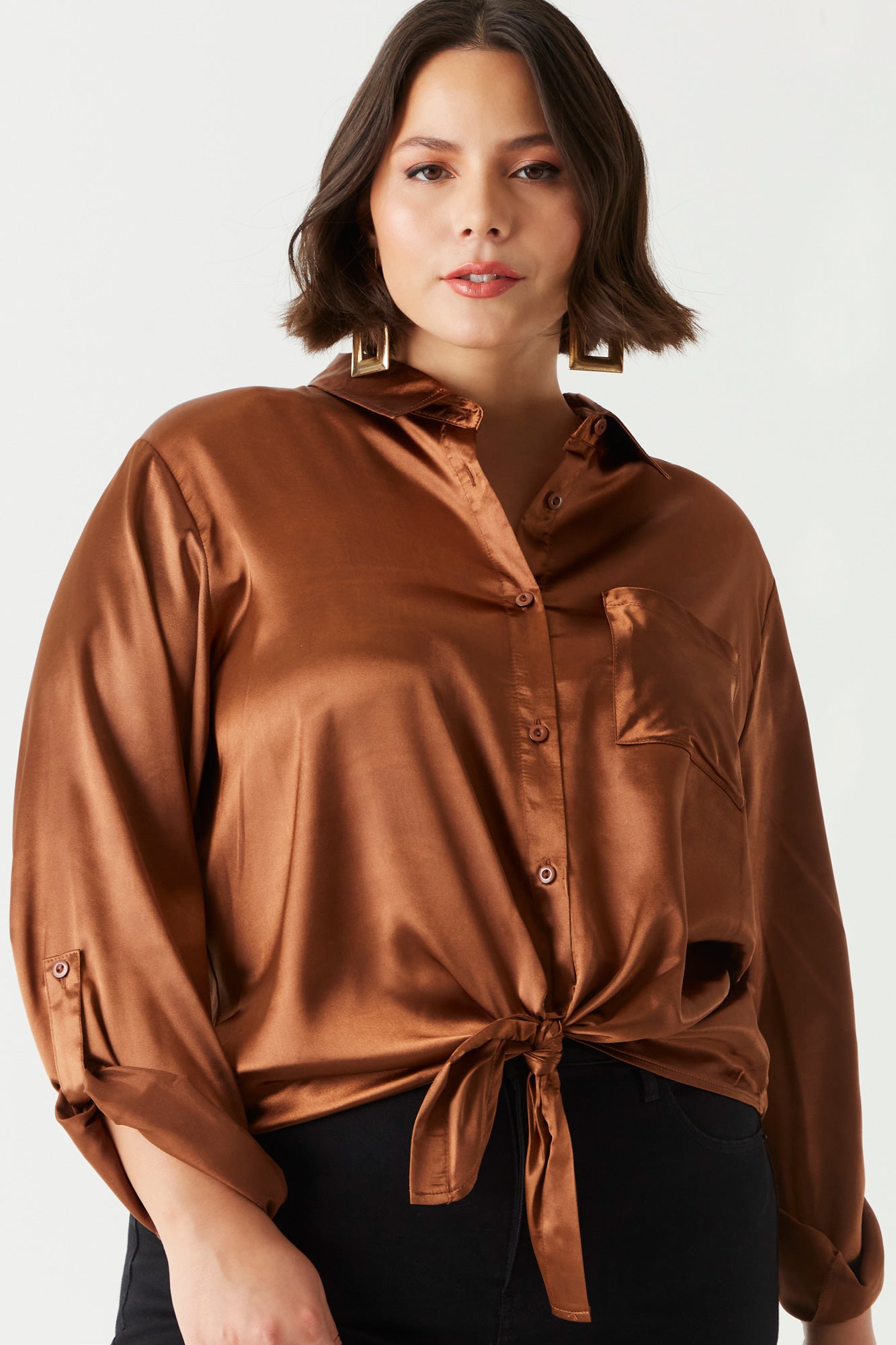 Satin Blouse Pics